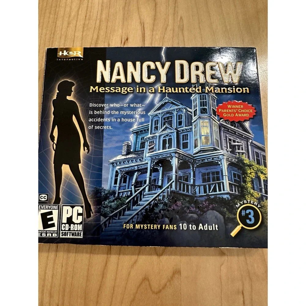 Nancy Drew Message In A Haunted Mansion PC Game Mystery #3 Her Interactive